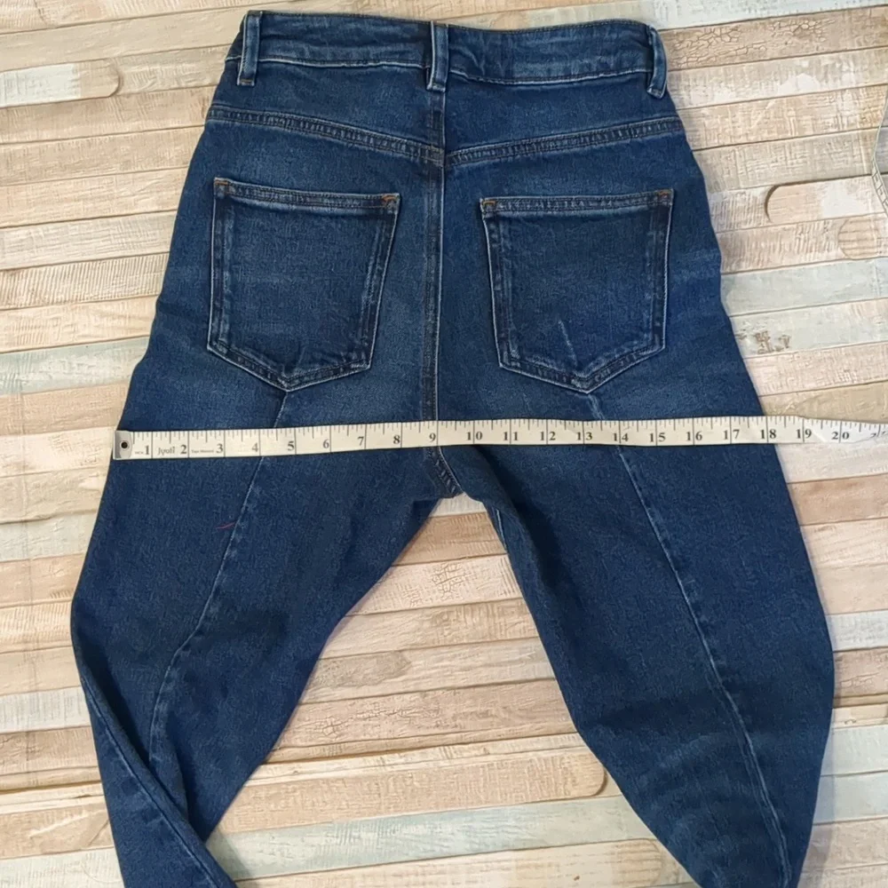 NWT Asos raw hem super high rise jeans - Picture 6 of 10